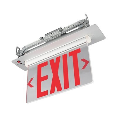 LED rubni osvijetljeni izlazni znak sa rezervnom baterijom s popisa UL